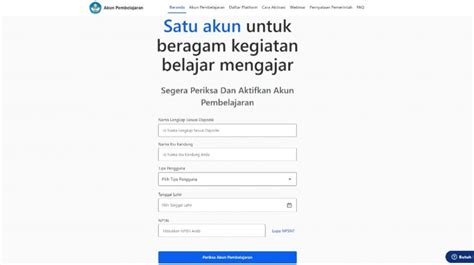 Tunjuk Id Manfaat Akun Belajar Id Untuk Apa Simak Cara Daftar Dan