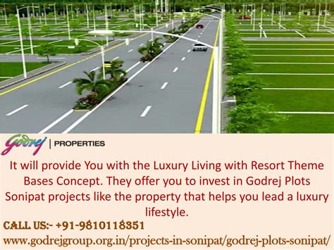 Ppt Godrej Plots Sonipat Premium Residential Plotted Powerpoint