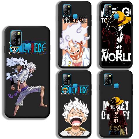 Casing Infinix Smart 5 Pro 6 The Luffy Gear 5 Phone Case Soft One Piece