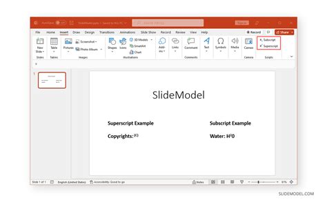 How To Add Subscript And Superscript In Powerpoint