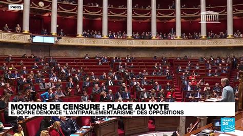 REPLAY Motions De Censure Elisabeth Borne S Exprime Devant L