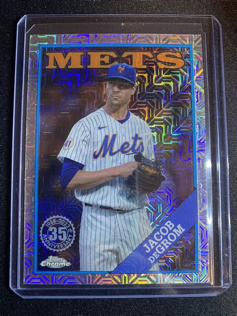 Topps Series Silver Pack Mojo Refractor T C Jacob Degrom