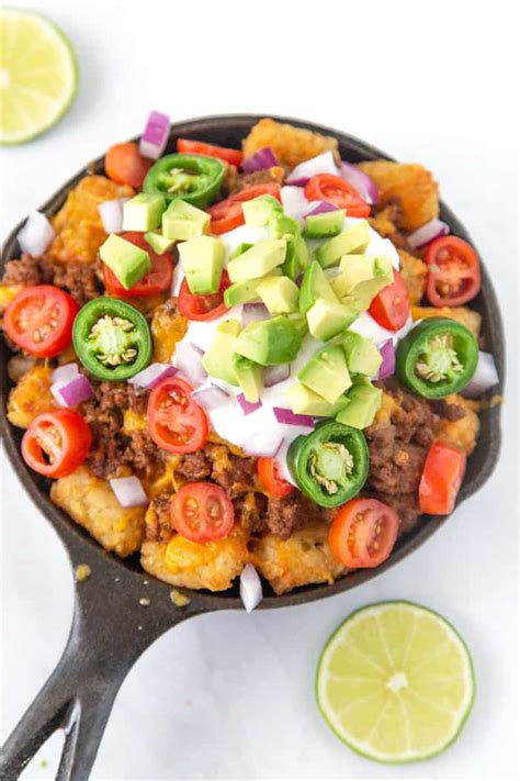 Loaded Tater Tot Nachos Recipe Made With Happy