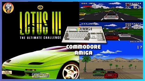 Lotus III The Ultimate Challenge Commodore Amiga Gameplay On Mister