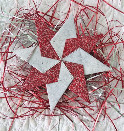 Fabric Star Ornament Pattern For Easy Christmas Sewing Getas