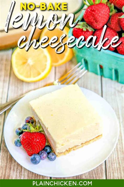 The Best Homemade Cheesecake Plain Chicken