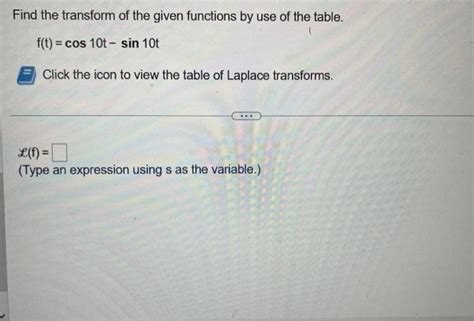 Solved Find The Transform Of The Given Functions By Use Of Chegg