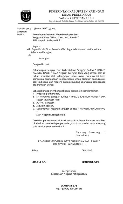 Contoh Proposal Sanggar Seni Lakaran