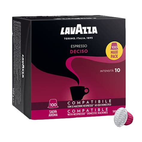 Lavazza DECISO 100 capsule per Nespresso L Oasi del Caffè Roma