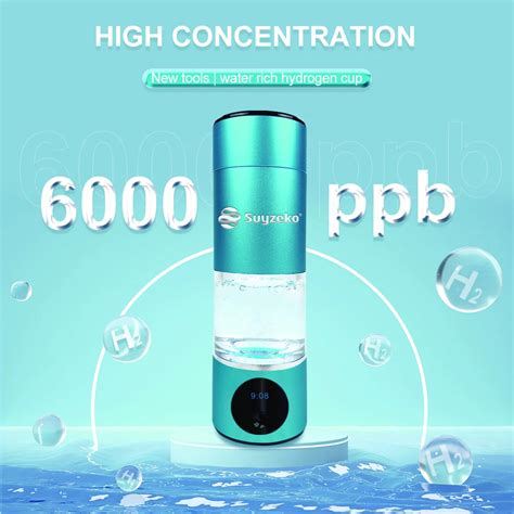 Suyzeko Japanese Hydrogen Water Generation Bottle Portable Ppb