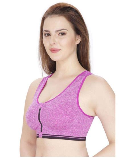 Buy Hothy Cotton Lycra Sports Bras Purple Online At Best Prices In India Snapdeal