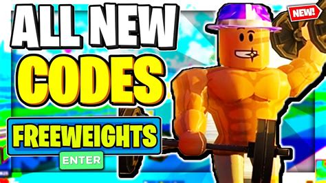 All New Codes In Weight Lifting Simulator Roblox Youtube