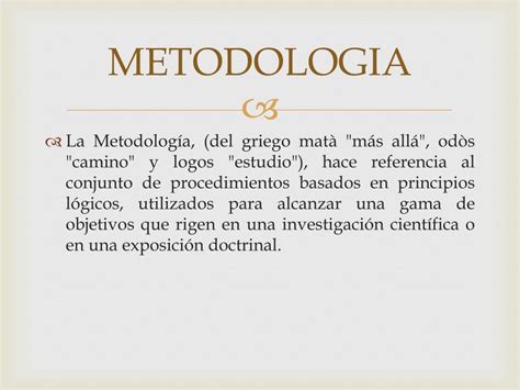 Ppt Metodos De Investigacion Powerpoint Presentation Free Download