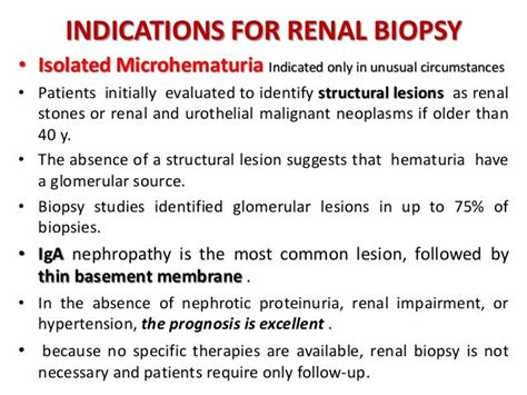 Renal biopsy