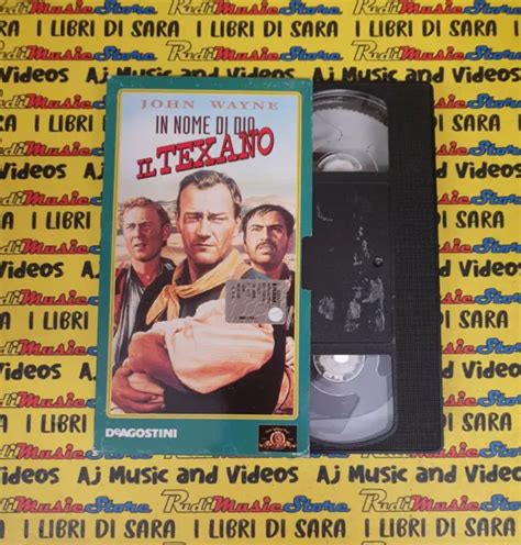 Vhs Film John Wayne Leroe Americano In Nome Di Dio Il Texano 1999 Dea