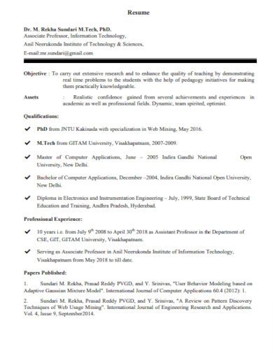 IT Resume - 23+ Example, Word, Apple Pages, Google Docs, PSD, Design, PDF