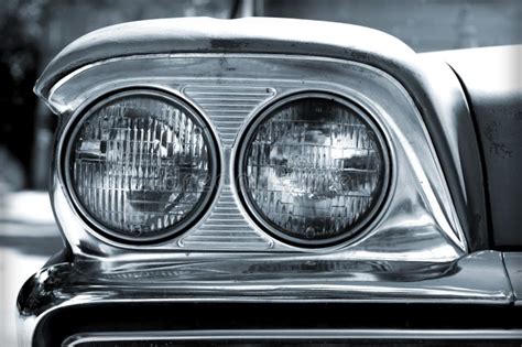 Vintage Car Headlights stock photo. Image of closeup - 32852718