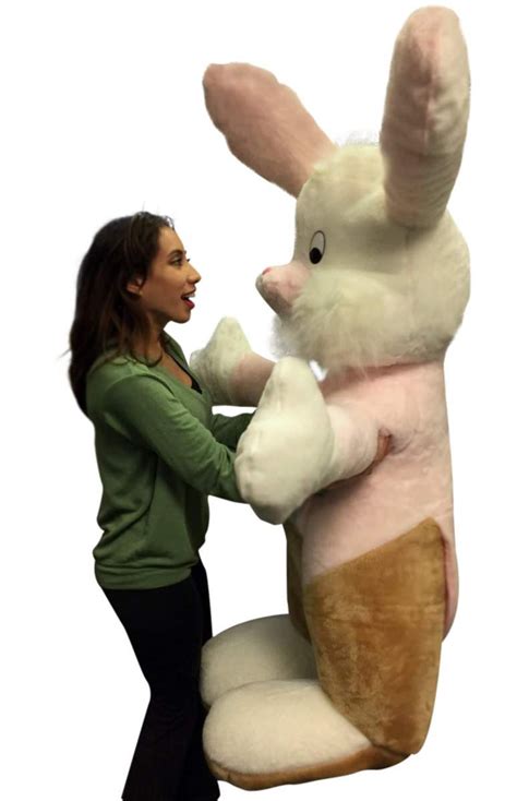 American Made Giant Stuffed Easter Bunny 65 Inches Big Plush Rabbit In