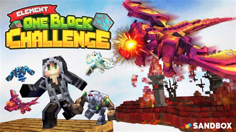 Element One Block Challenge By Sandbox Network Minecraft Marketplace