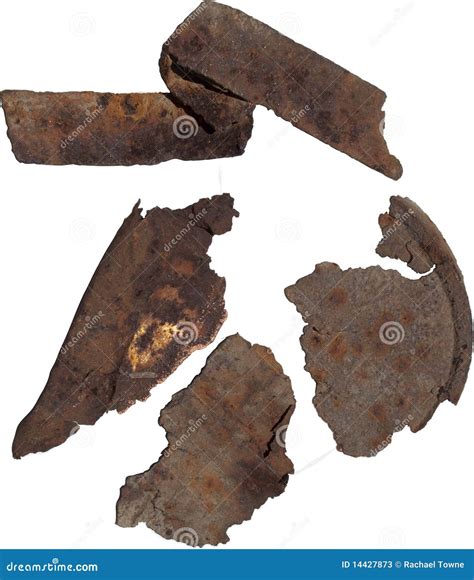 Rusty Metal Fragments stock image. Image of aged, plate - 14427873