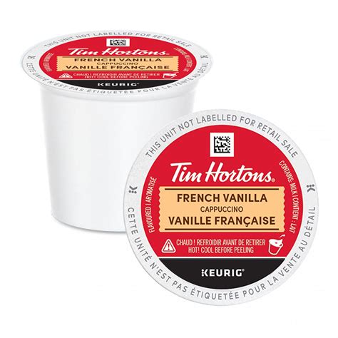 Tim Hortons French Vanilla Cappuccino K-Cup® Pods 24 Pack – ECS Coffee