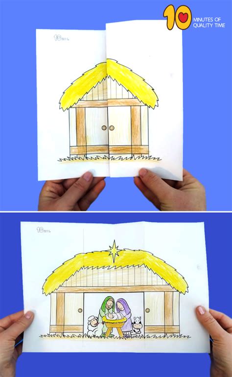 Nativity Craft 10 Minutes Of Quality Time Artofit