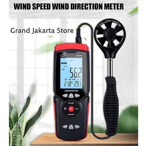 Jual Anemometer Data Logger Benetech GT8907 Wind Meter Flow Air Tester