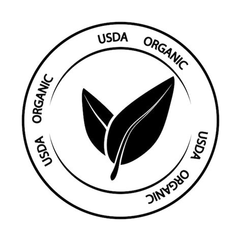 Premium Vector Usda Organic Green Sign For Organic Ecological