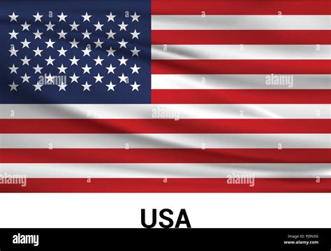 USA flag design vector Stock Vector Image & Art - Alamy