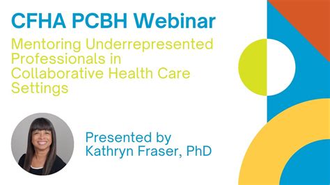 PCBH Webinar Mentoring Underrepresented Professionals In Collaborative