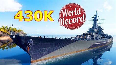 World Of WarShips Montana 5 Kills 429K Damage NEW WORLD RECORD