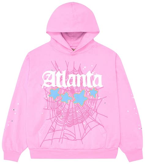 Buy Sp5der Atlanta Hoodie 'Pink' - SP5 ATL HDPIN | GOAT