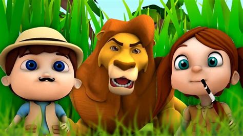 Going On A Lion Hunt | Kindergarten Nursery Rhyme For Toddlers ...