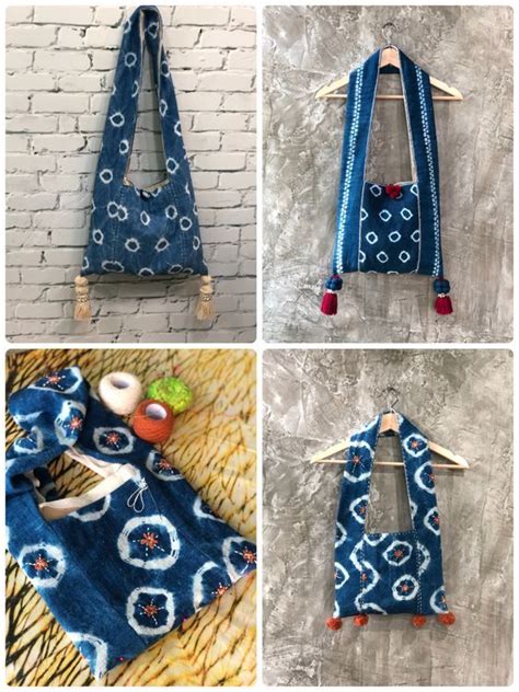 Diy Indigo Shibori Scarf Ponytail Holder Artofit