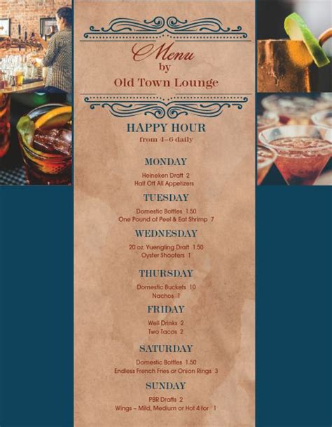 Old Town Pub Menu Design Template by MustHaveMenus