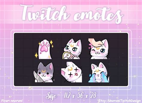 Art Collectibles Digital Sub Badges Twitch Emotes Cute Twitch Emotes