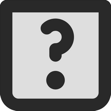 "question mark square" Icon - Download for free – Iconduck