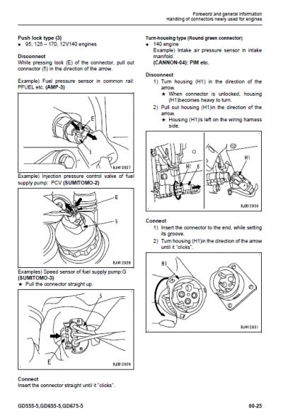 Komatsu GD555 5 GD655 5 GD675 5 Grader Service Manual