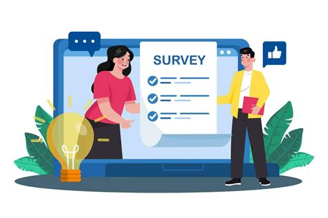 Respondents Provide Insights In Survey Responses 25452521 Vector Art At Vecteezy