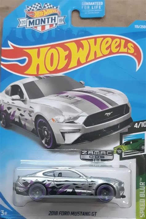 Hot Wheels Speed Blur Zamac 2018 Ford Mustang GT Universo Hot Wheels