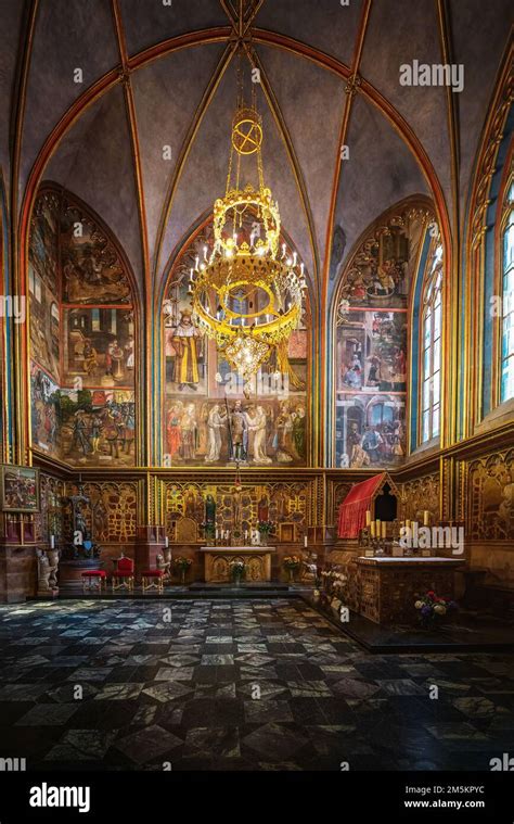 St Wenceslaus Chapel In St Vitus Cathedral Interior At Prague Castle