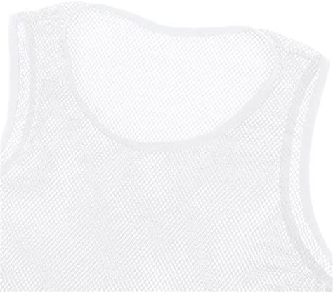 MSemis Men S Mesh Fishnet Sheer Muscle Crop Tank Top Vest Shirt Wet