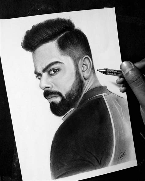 Virat Kohli Drawing Easy Portrait Drawing Pencil Sketches Easy