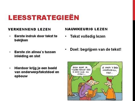 LEZEN 1 2 LEESSTRATEGIEN TEKSTVERBANDSIGNAALWOORDEN ONDERWERP EN