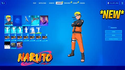 New Naruto Skin In Fortnite Chapter 2 Season 8 Youtube