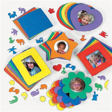 Sensational Foam Picture Frames Shapes Makes 30 Crafts Photo