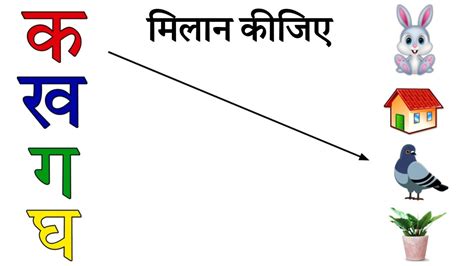 क से कबूतर ख से खरगोश Hindi Worksheet Ka Kha Ga Hindi Varnmala क ख ग घ Hindi Alphabets Ka Kha