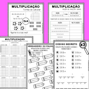 Atividade De Multiplica O Inicial Lojinha Criar Recriar Ensinar