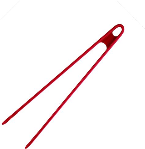 Colourworks Silicone Tweezer Tongs Red Food Tongs Home And Kitchen