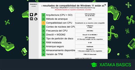 Cómo saber detalladamente por qué Windows 11 no es compatible con tu PC